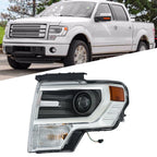 Chrome HID Front Headlight for Ford F150 (2013–2014) Left Side