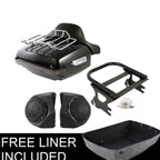 King Trunk & Tail Light Speakers for Harley Touring Road King Glide (1997–2008)