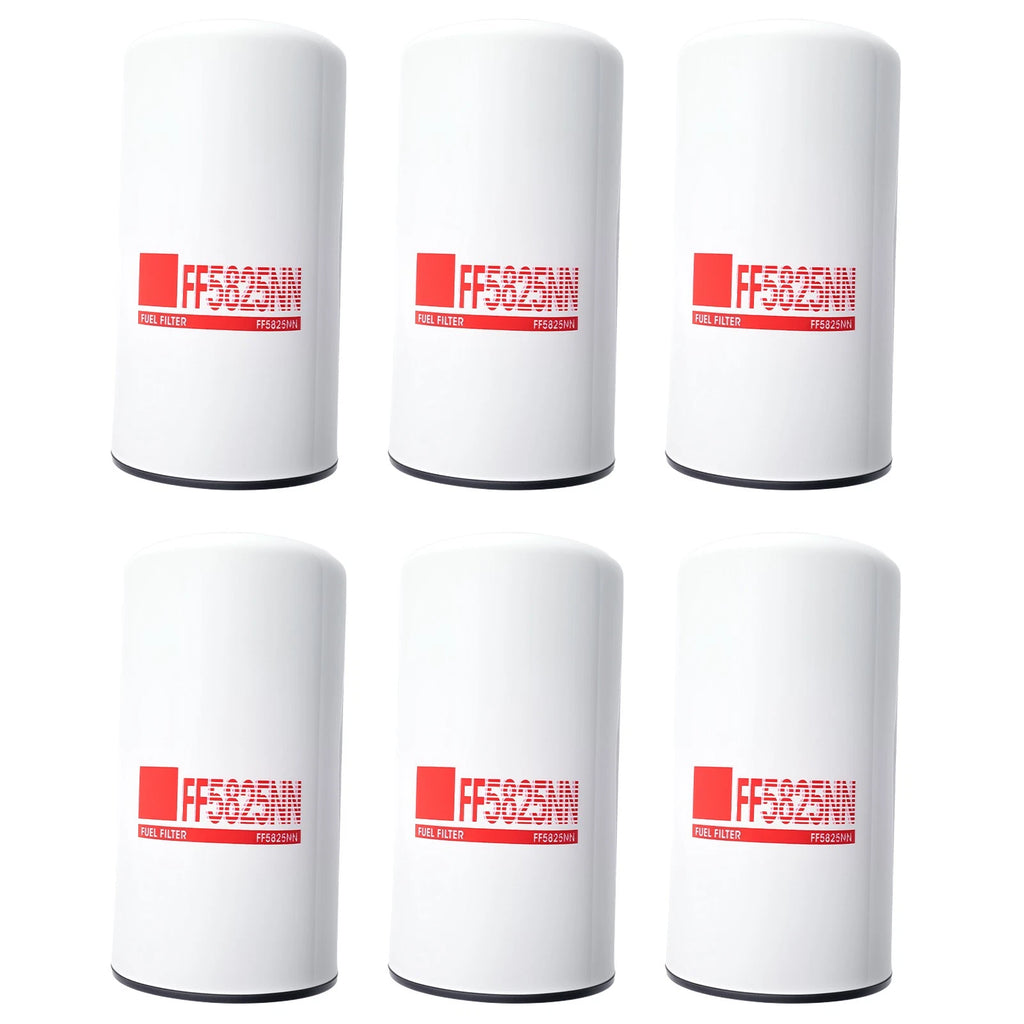 Fuel Filter for Kenworth Cummins ISX11.9 X15 (Pack of 6)