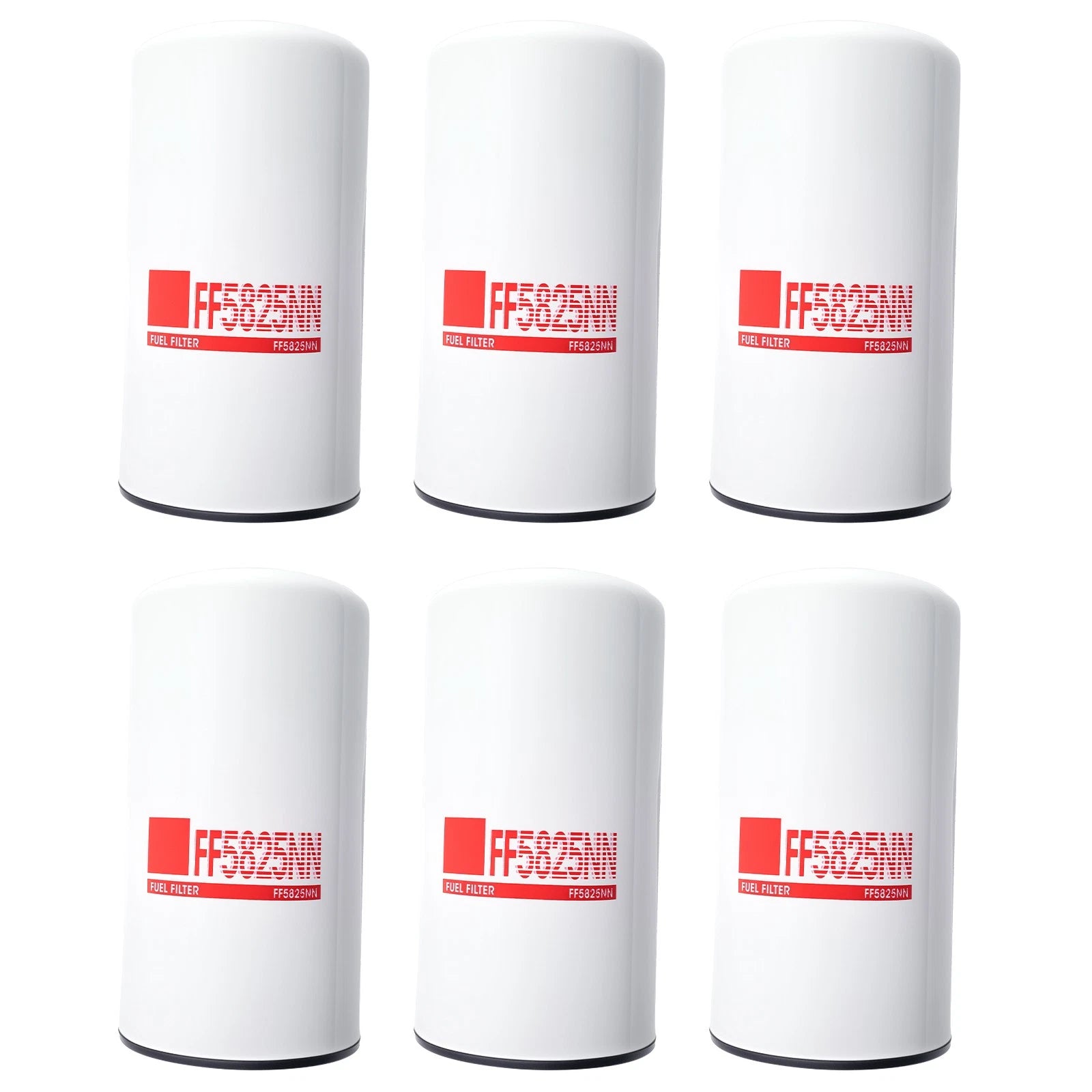 Fuel Filter for Kenworth Cummins ISX11.9 X15 (Pack of 6)