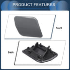 Front Right Washer Nozzle Cover Cap for Volkswagen Touareg (2007–2010) 1 Pcs Grey