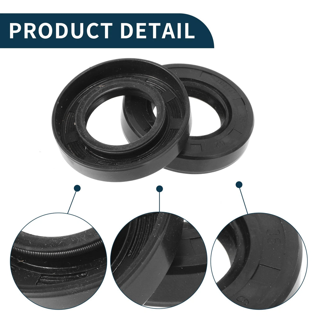 Set of 5 Oil Seal Rotary Shaft Seal NBR Rubber 35x62x12mm