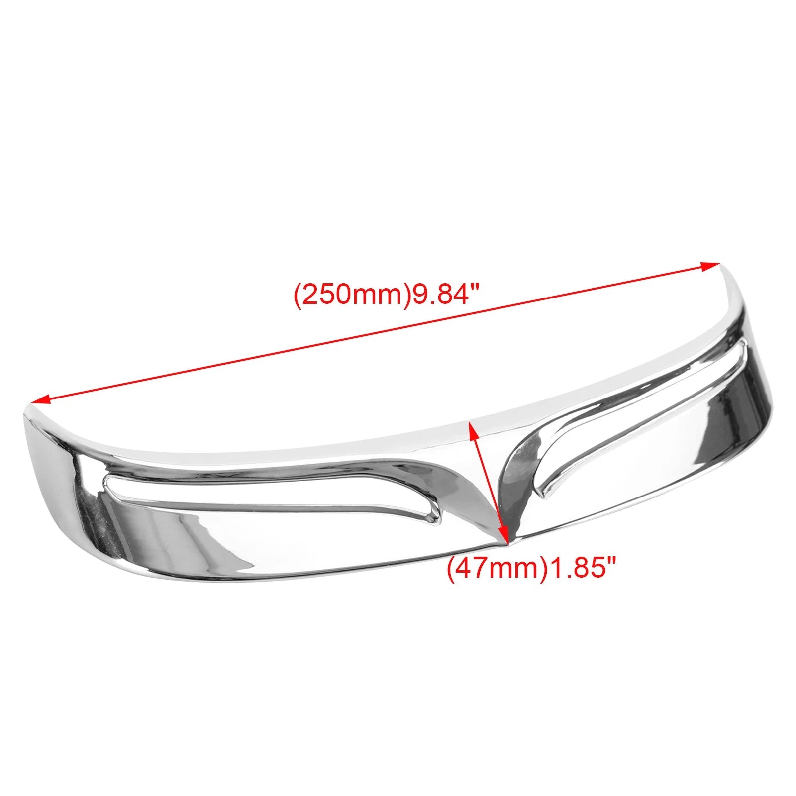 Chrome Rear Fender Edge Trim for FLSTF (2007–2017)