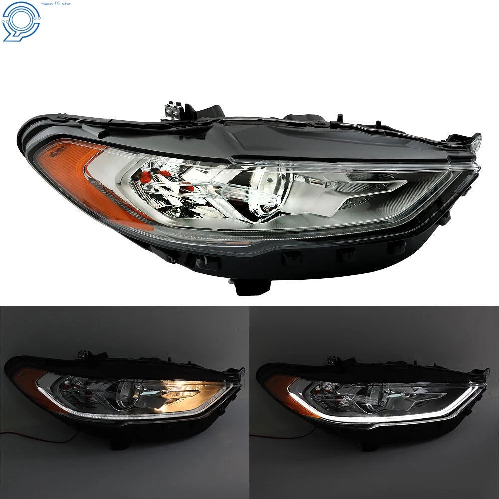 LED Projector Headlight for Ford Fusion (2017-2019) Right Side Chrome