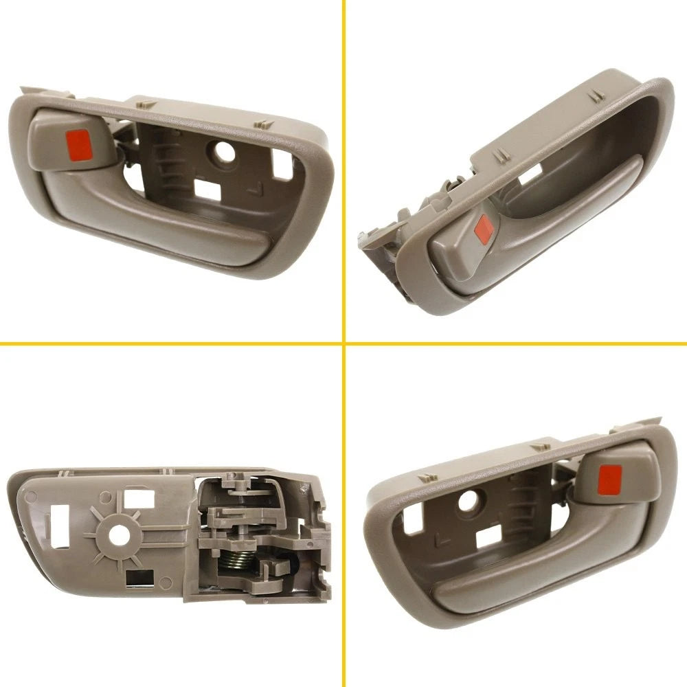Set of 4 Door Handles for Toyota Camry (2002–2006) Beige Inner