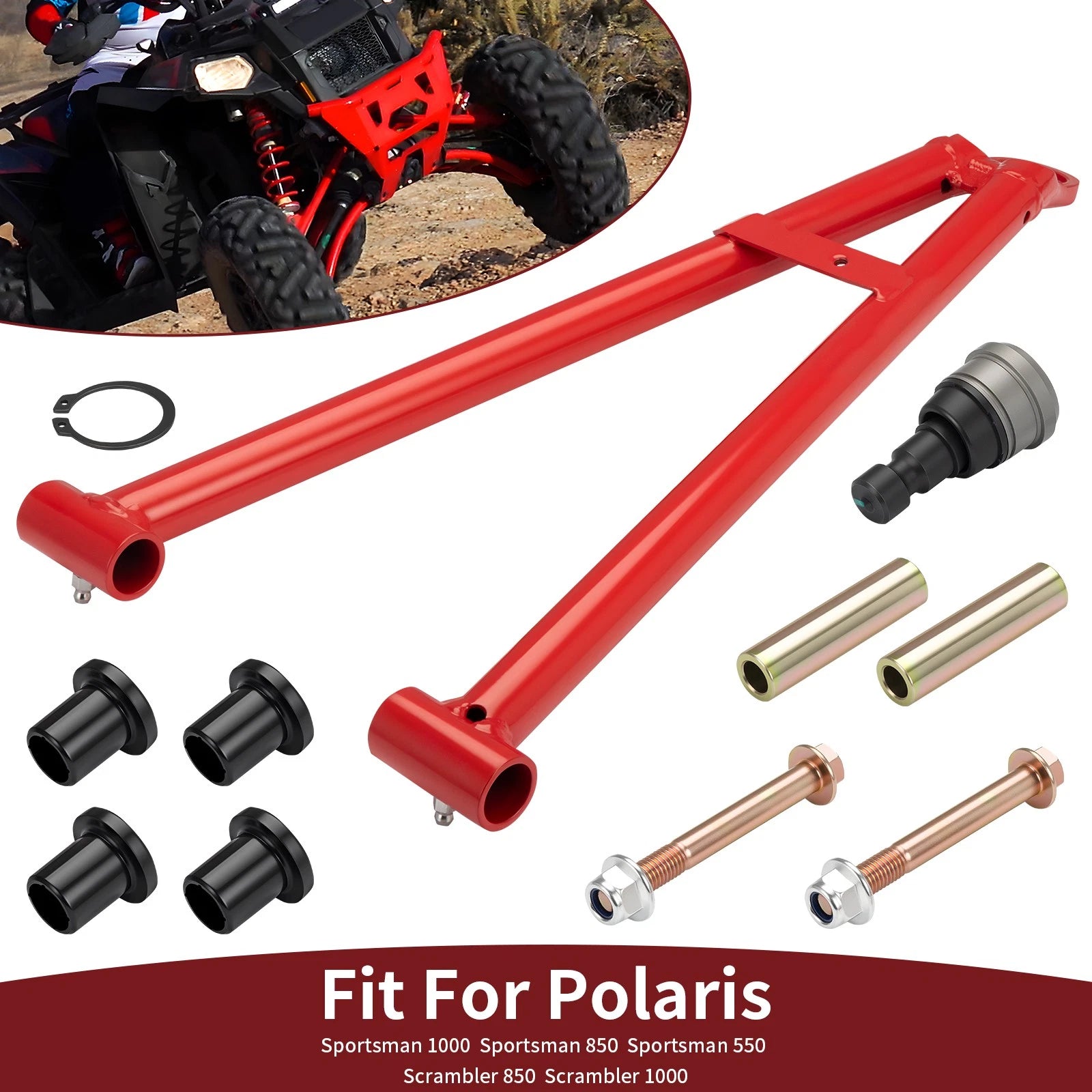 Front A-Arm Kit for Polaris Sportsman 1000 Touring XP (2015, 2017–2021) Lower Right