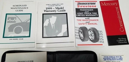 Owners Manual for Mercury Cougar (1999)