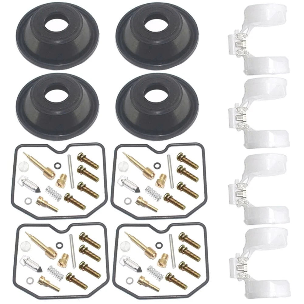 4X Carburetor Kit Diaphragm Plunger for Kawasaki EN500 (1996–2009)