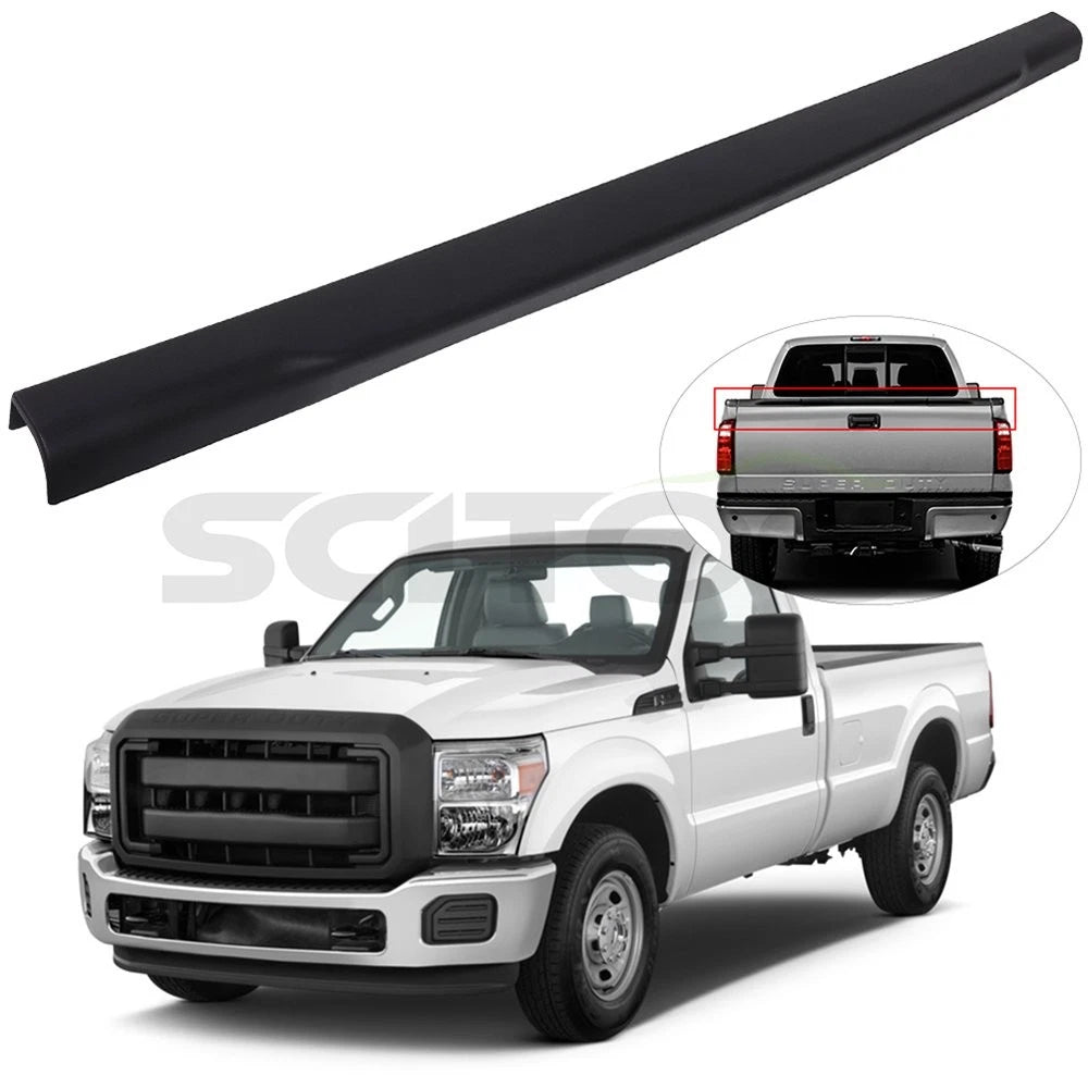 Tailgate Molding for Ford F Super Duty (2008–2016) w/ Black Handle Latch
