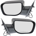 Power Mirror Set for Nissan Titan (2004–2015) Manual Folding Textured Black