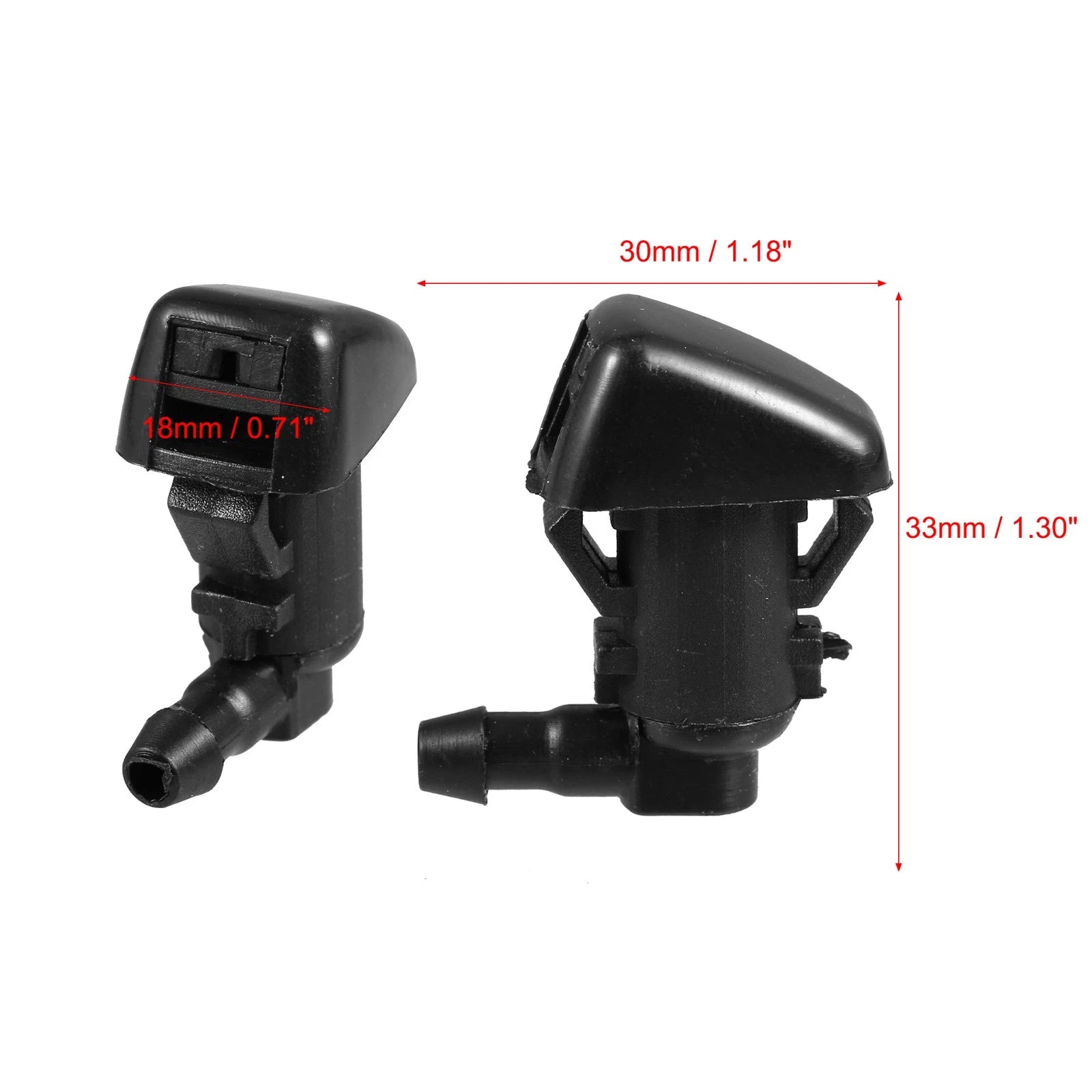 Wiper Nozzles Kit 7C3Z-17603-A for Ford F-550 Super Duty (2008–2016)