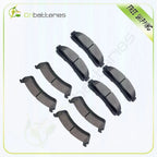 8 Metallic Brake Pads for Ford Ranger, Mercury Mountaineer (1998–2001)
