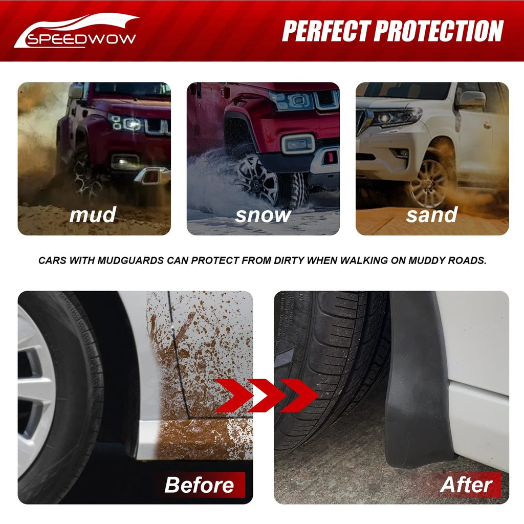 4 Pcs Mud Flaps Splash Guards for Honda Accord (2016-2017)