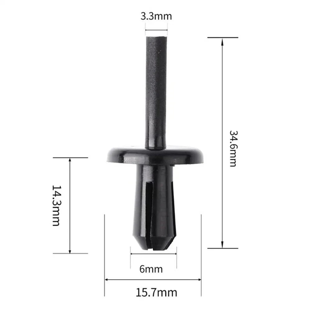 5 Car Interior Door Panel Grommets & Clips for Land Rover Defender