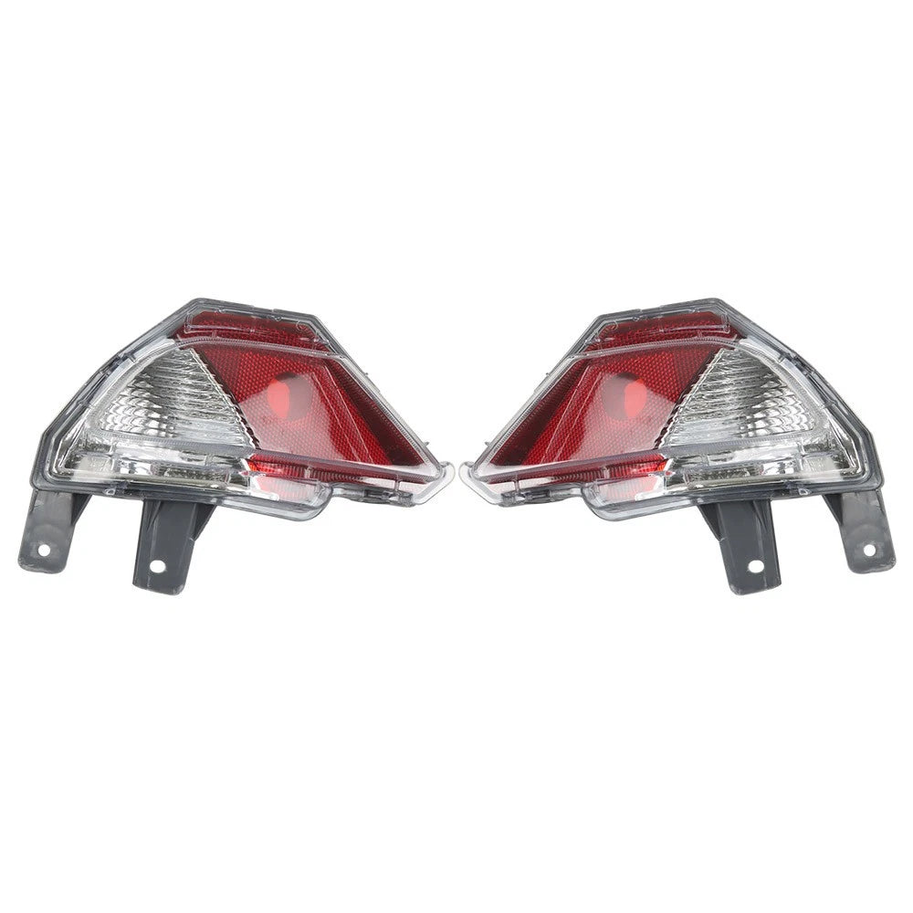 Set of 2 Rear Bumper Reflector Light Lamps for Toyota RAV4 (2016–2018)