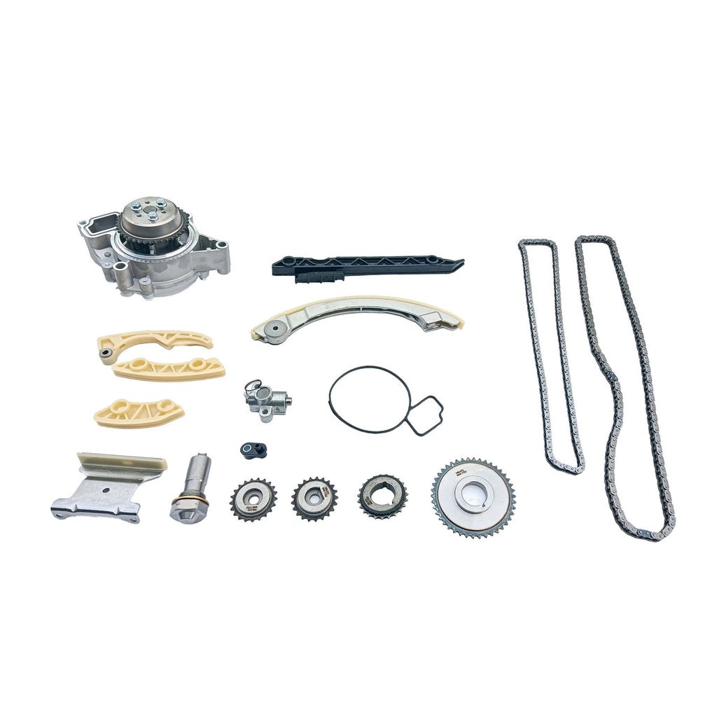 16x Engine Timing Chain Kit w/ Water Pump for Buick Regal, Chevy Equinox, GMC 2.4L (2010–2017)