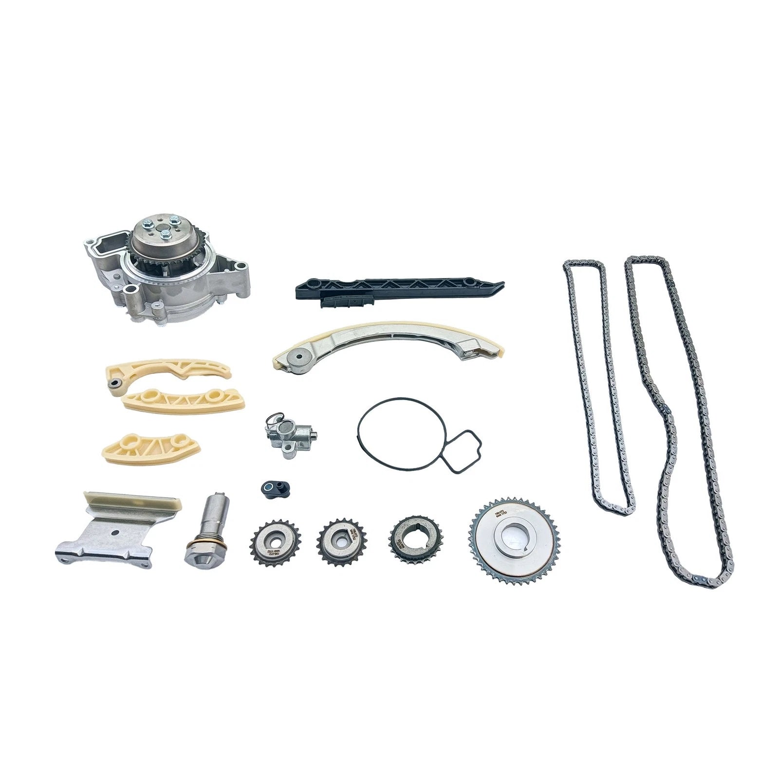 16x Engine Timing Chain Kit w/ Water Pump for Buick Regal, Chevy Equinox, GMC 2.4L (2010–2017)
