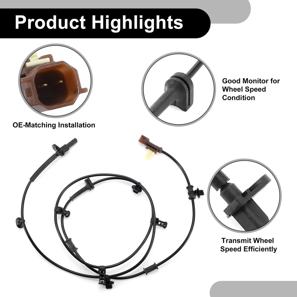 ABS Wheel Speed Sensor No.FL3Z2C190A for Ford F-150 (2015–2020) Rear Right