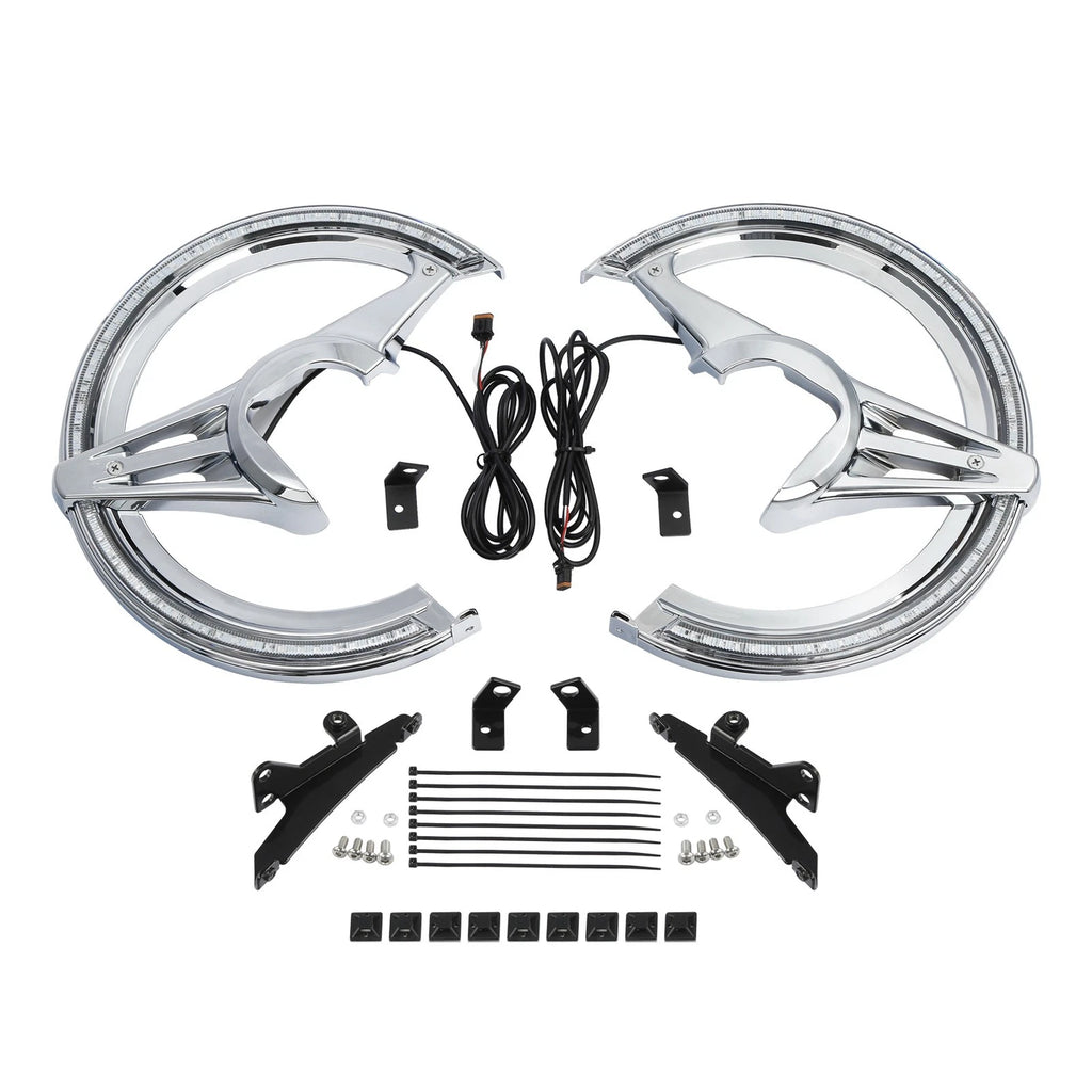 Brake Rotor Covers with LED Light for Honda Goldwing 1800 GL1800 (2018–2025)