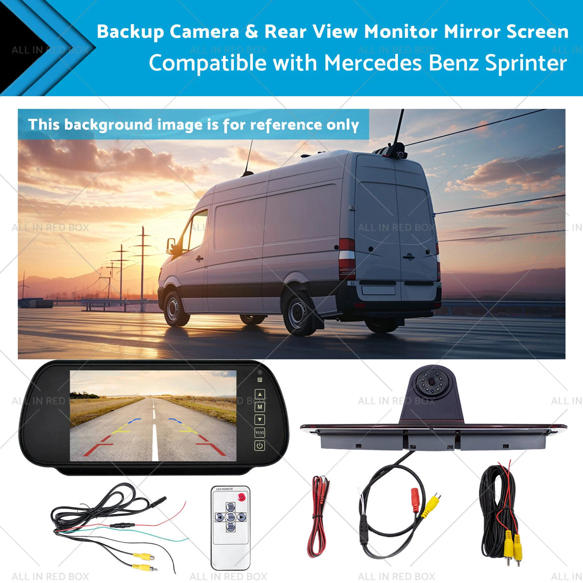 Brake Light Backup Camera for Mercedes Sprinter (2006–2019)