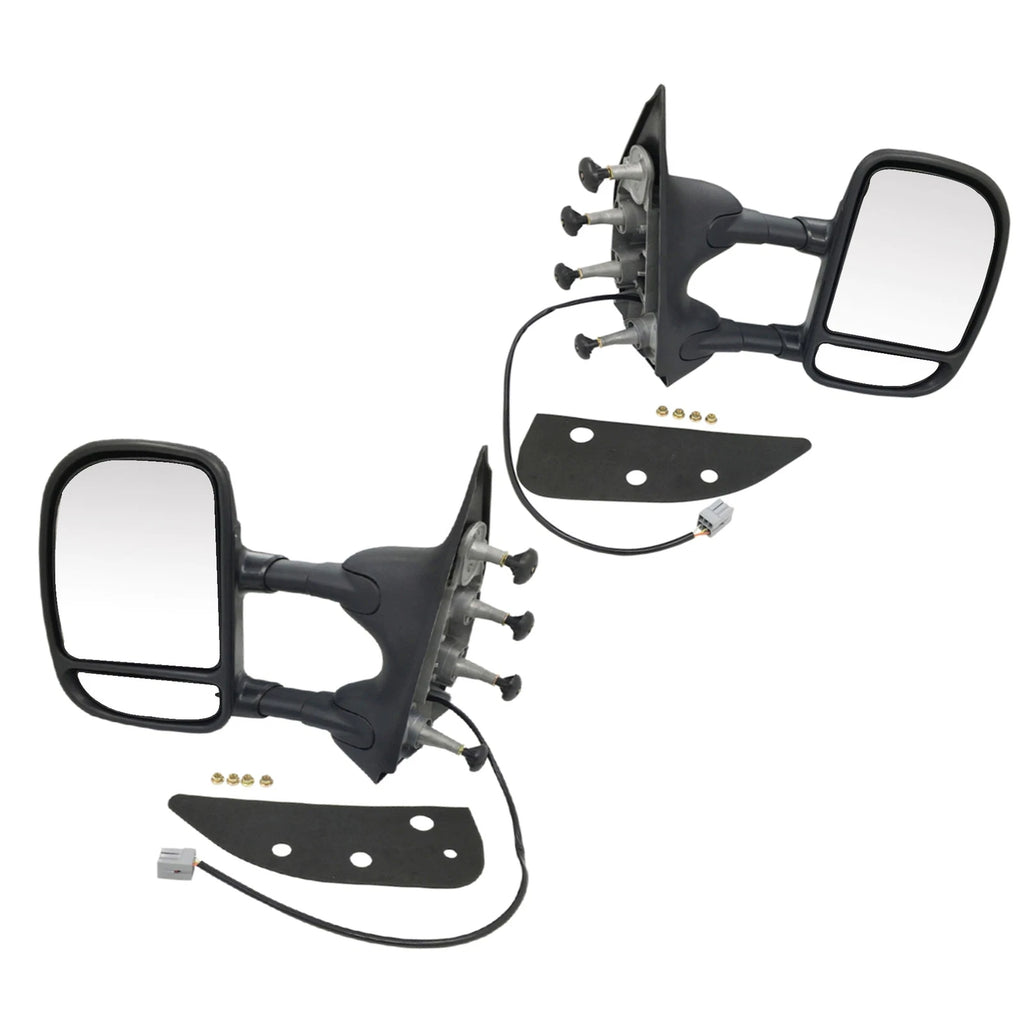 Pair Power Folding Mirrors for Ford E-350 E-450 Super Duty (2009–2016)