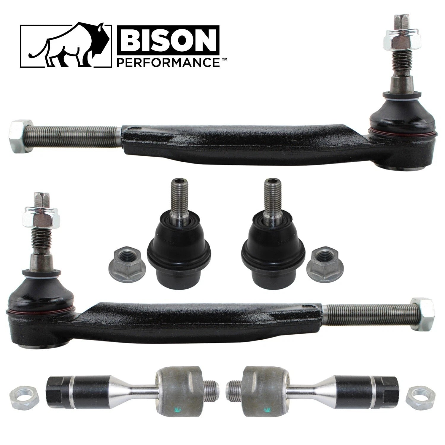 6pc Front Tie Rod End Lower Ball Joint Kit for Buick Chevy GMC