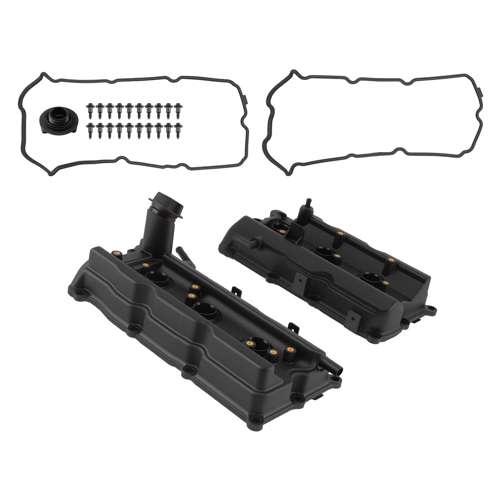 Valve Cover Pair with Gaskets for Infiniti G35 FX35 M35 Nissan 350Z (2003–2008)