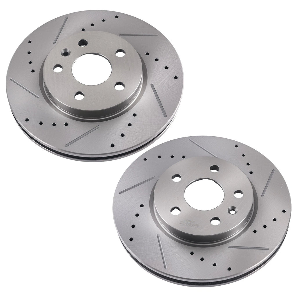 Front Brake Rotors and Pads Set for Chevrolet Cruze (2011–2015) S55185 D1522