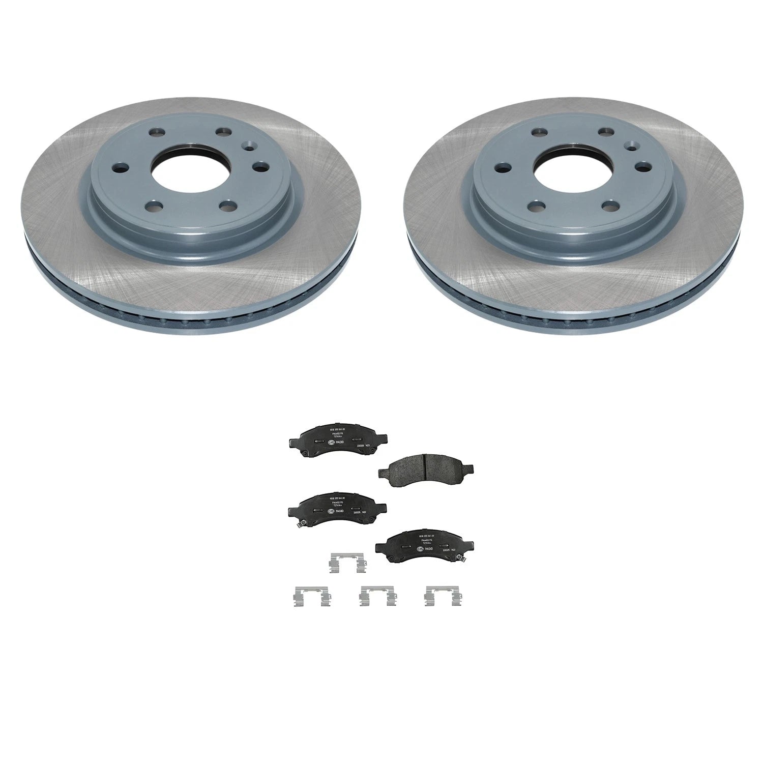DuraGo Front Rotors & Hella Ceramic Brake Pads Kit for Enclave Traverse (2008–2017)