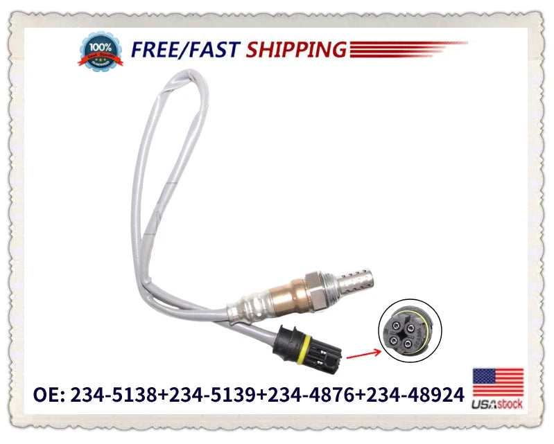 4X Oxygen Sensor for BMW 335i 3.0L (2007–2010) - Upstream & Downstream