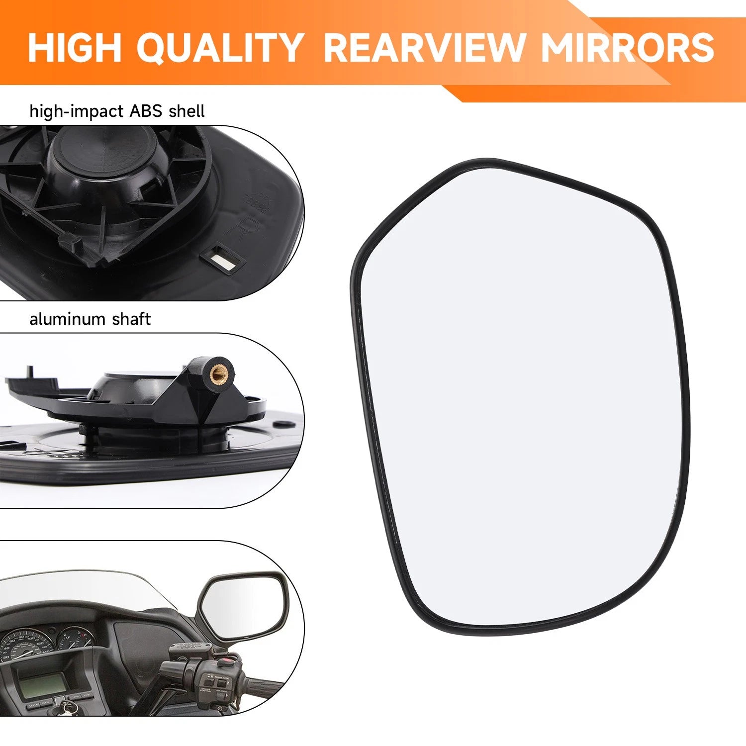 Right Side Rearview Mirror for Honda Goldwing GL1800 (2001–2017)