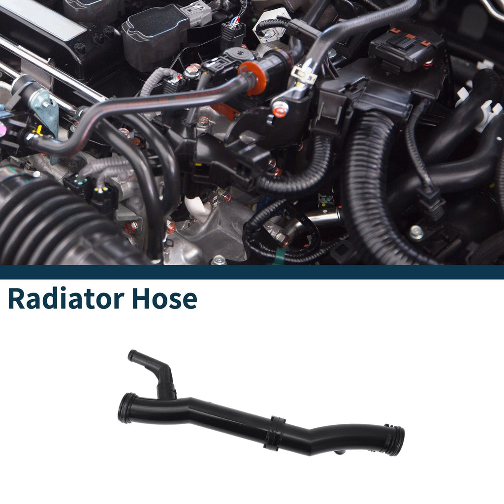 Radiator Hose Coolant Pipe for Volkswagen Jetta (2011–2014) 1 Pcs Black Plastic
