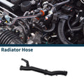 Radiator Hose Coolant Pipe for Volkswagen Jetta (2011–2014) 1 Pcs Black Plastic