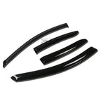 Set of 4 Window Visors for Mazda 3 I/S (2010–2013) Smoke Tint Rain Guard
