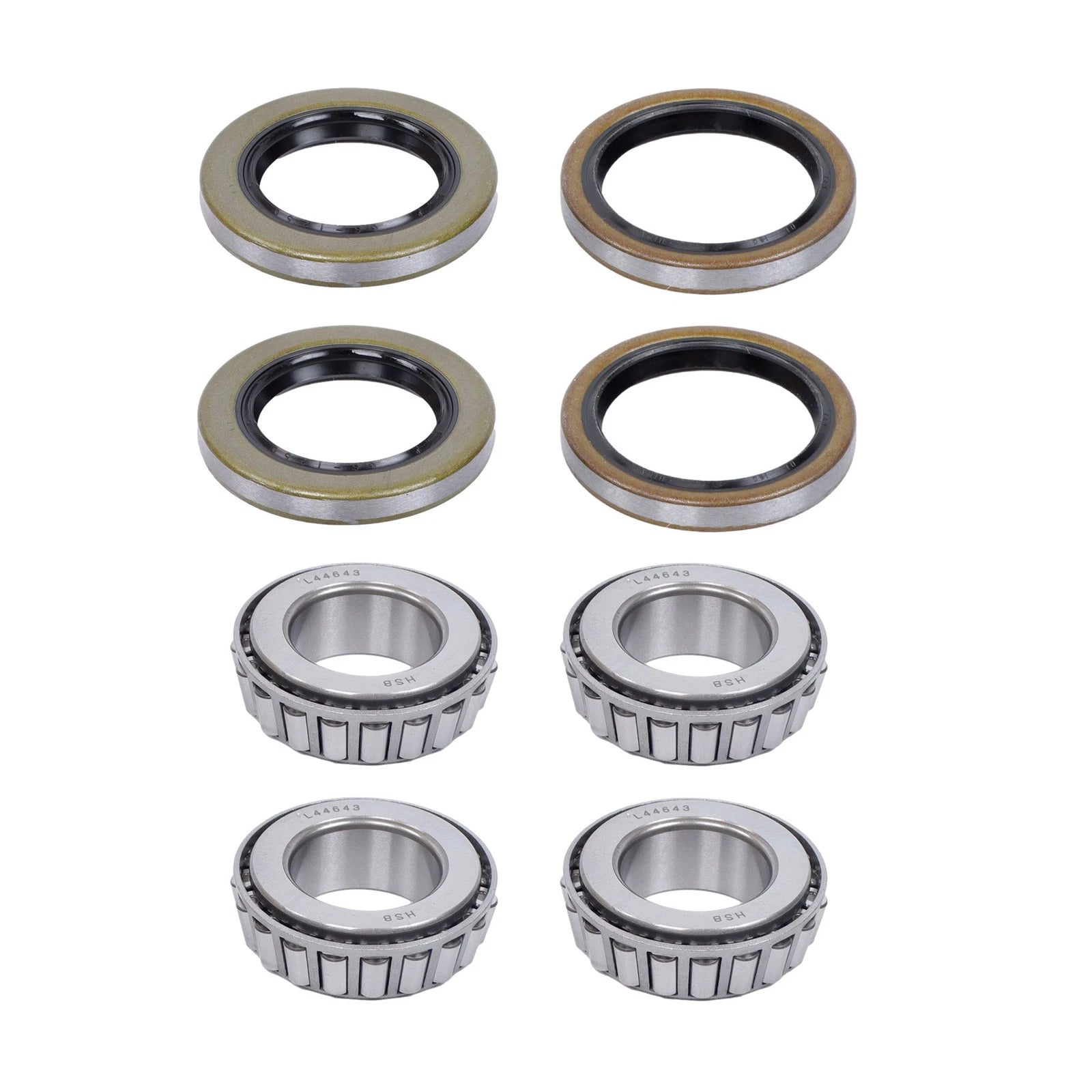 Trailer Hub Kit for 2000 lb Spindle (4 on 4)