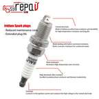 4X Iridium Spark Plugs for Honda Civic 1.8L (2006–2011)
