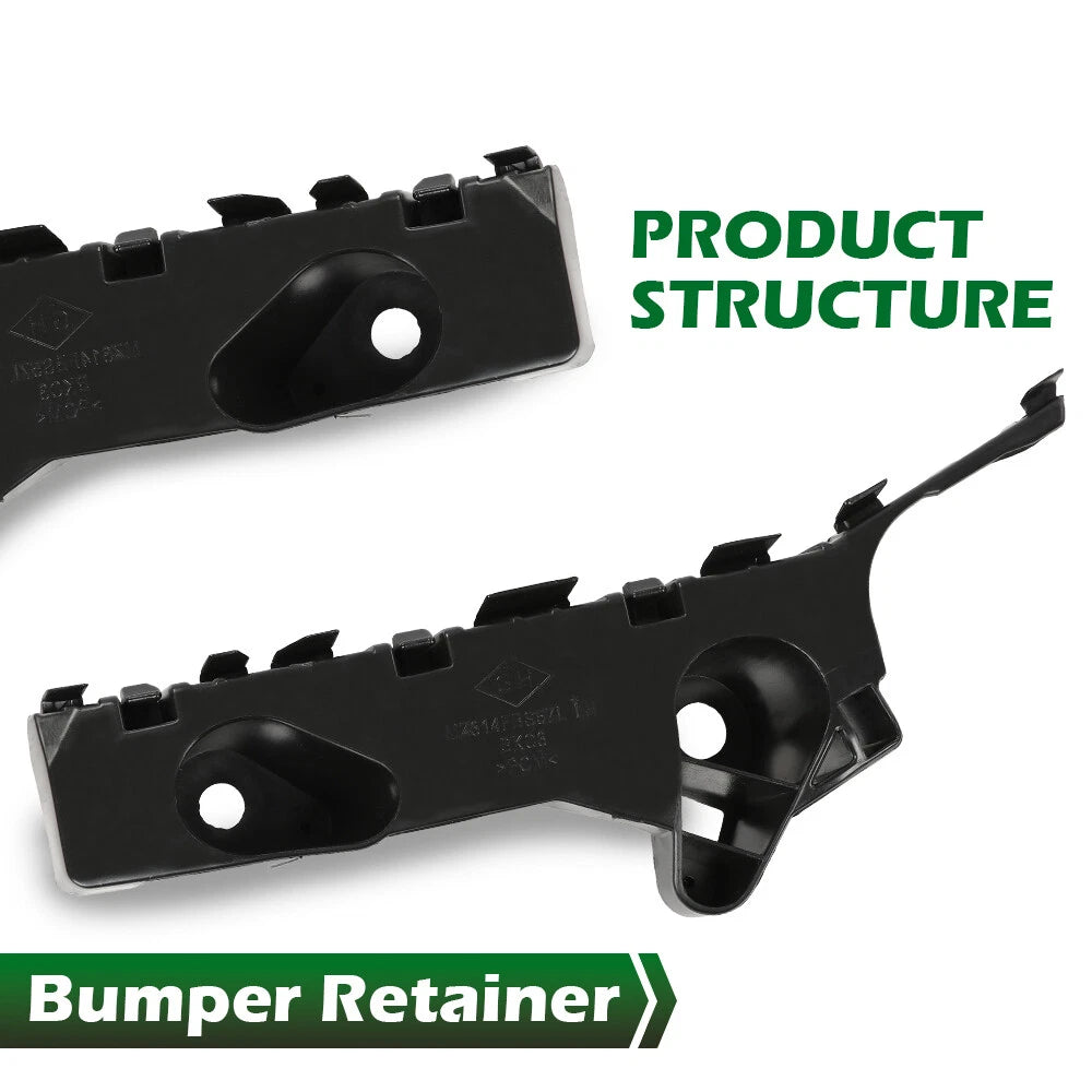 Set of 2 Front Bumper Retainer Brackets for Mazda 3 & 3 Sport