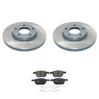 DuraGo Front Rotors & Bosch QuietCast Ceramic Brake Pads Kit for Mazda 3 (2004–2013)