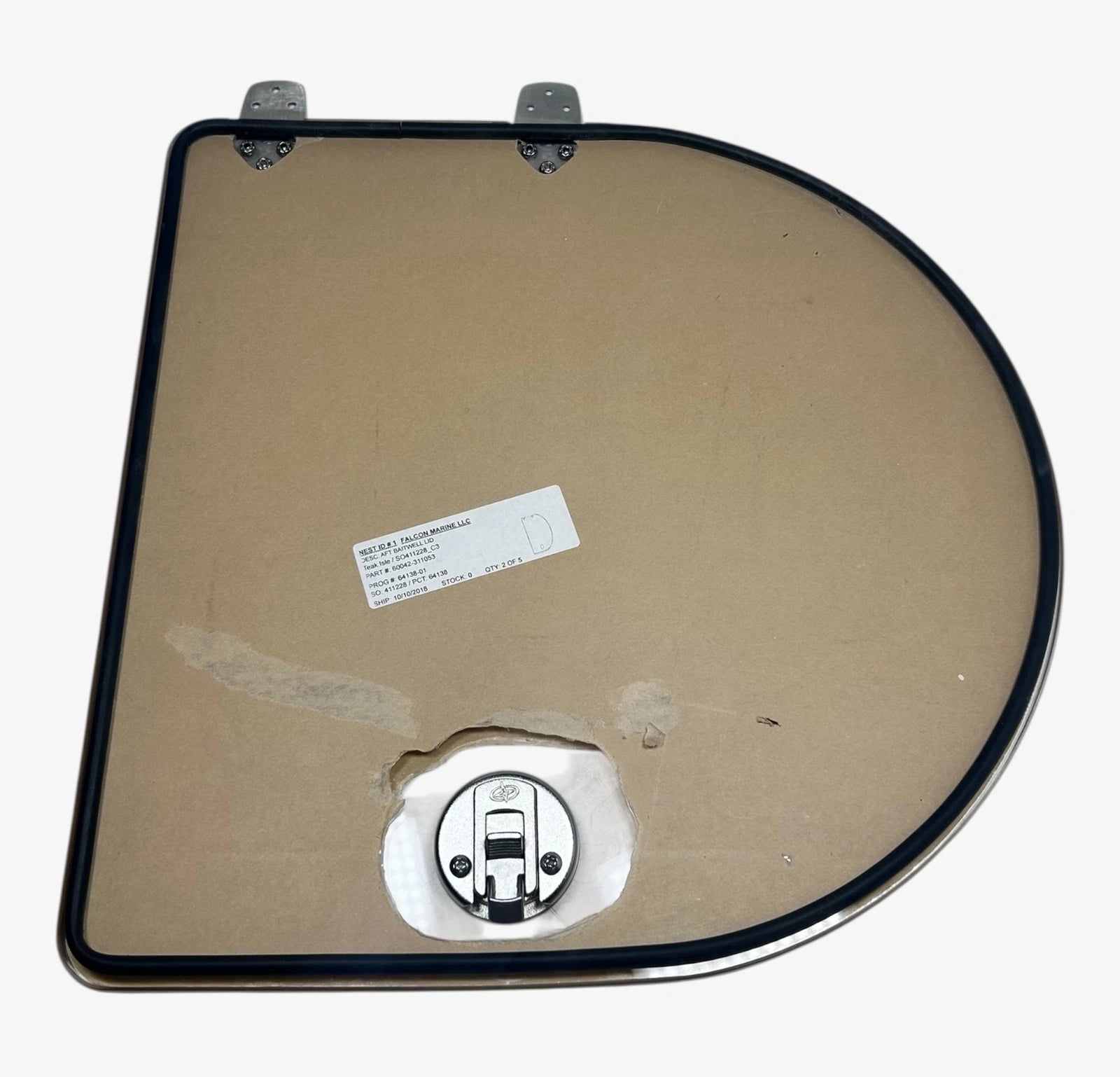 Aft Baitwell Lid for Falcon 26 Offshore (17.5'' x 17.5'')