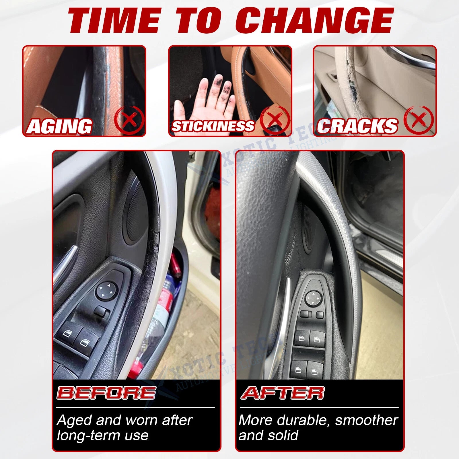 Side Door Pull Handle Interior Cover for BMW 3 4 Series (F30-F36) (2012-2017)