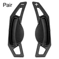 Pair Black Steering Wheel Shift Paddle Covers for Smart Fortwo (2007–2014)