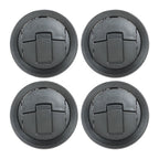 Set of 4 Black Dash AC Heater Air Vents for Ford F-150 (2009–2014)