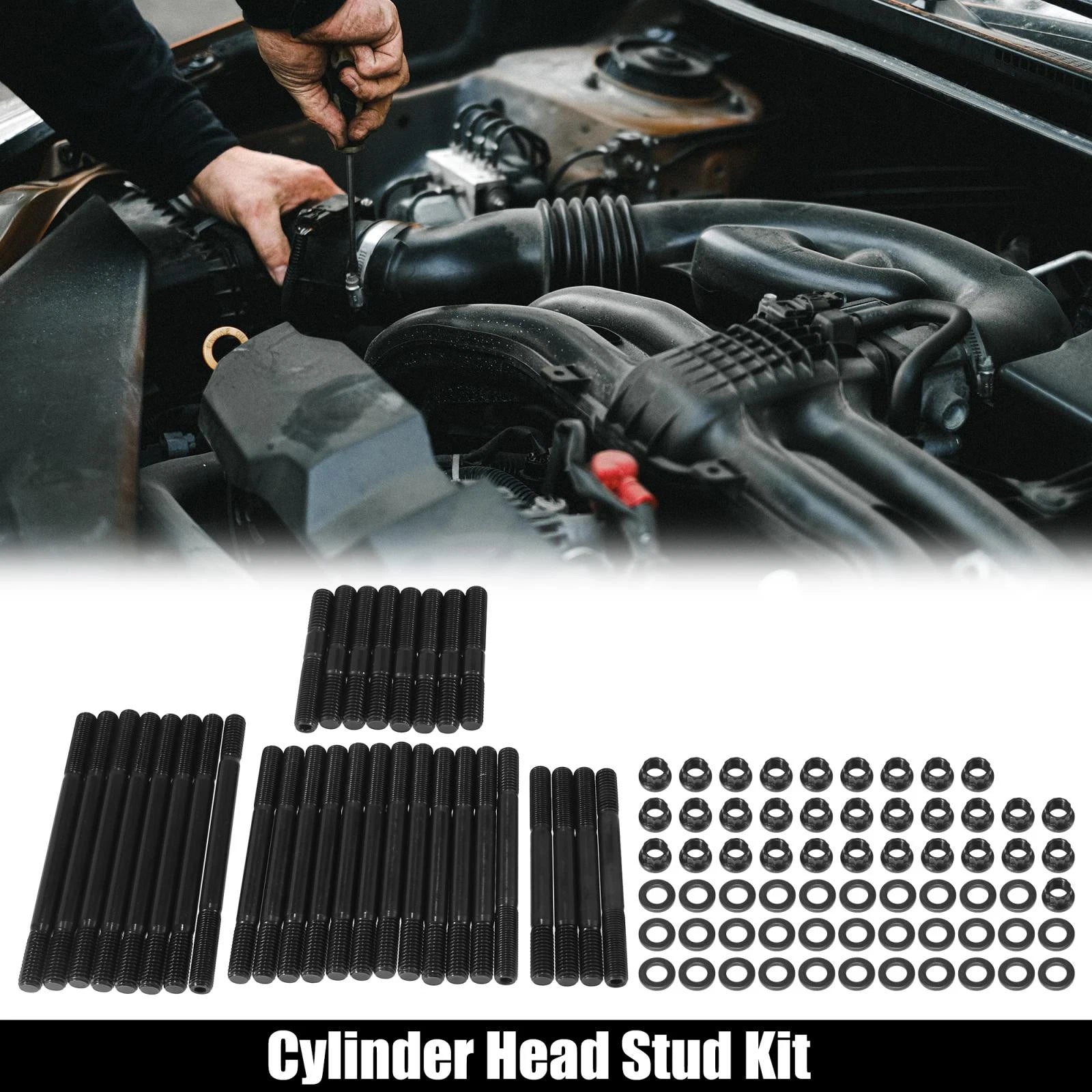 Cylinder Head Stud Kit for Chevy BBC 454 (1970–1990) 747709992549