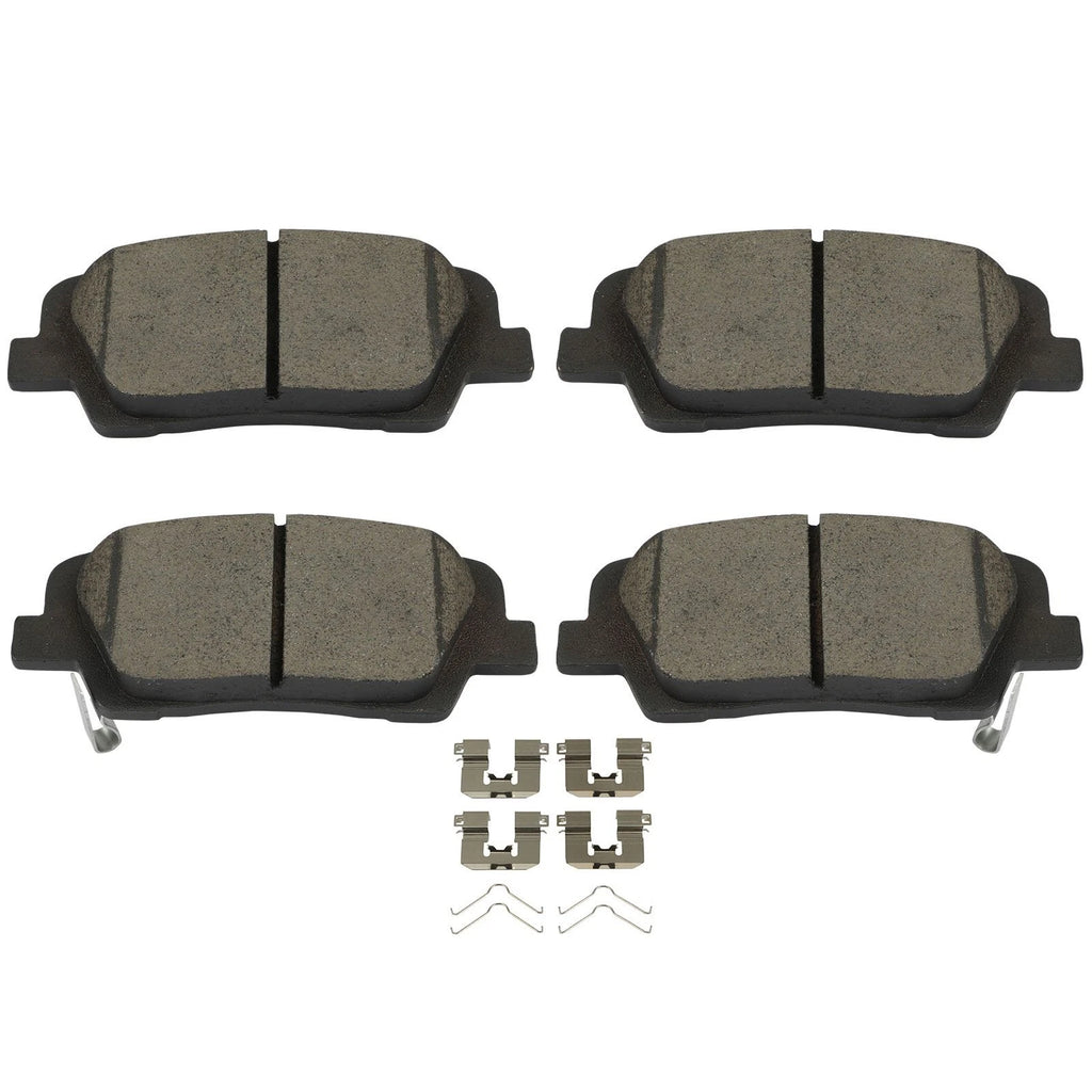 8PCS Ceramic Brake Pads Kit for Hyundai Santa Fe XL (2017–2019)