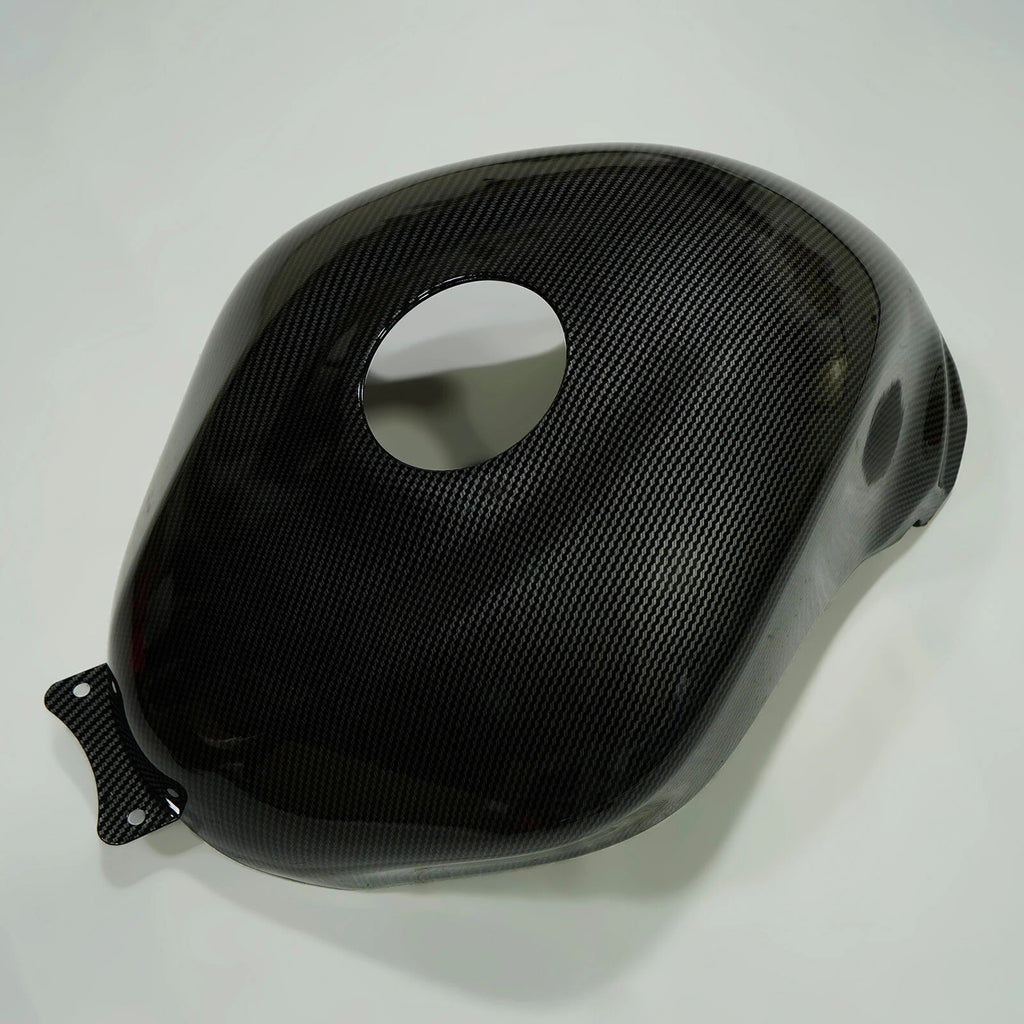 Carbon Fiber Fuel Gas Tank Cover for Kawasaki Ninja ZX6R (2007–2008)