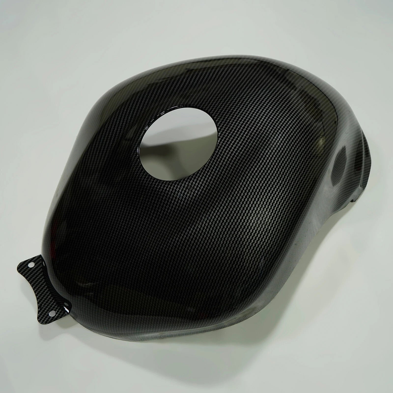 Carbon Fiber Fuel Gas Tank Cover for Kawasaki Ninja ZX6R (2007–2008)