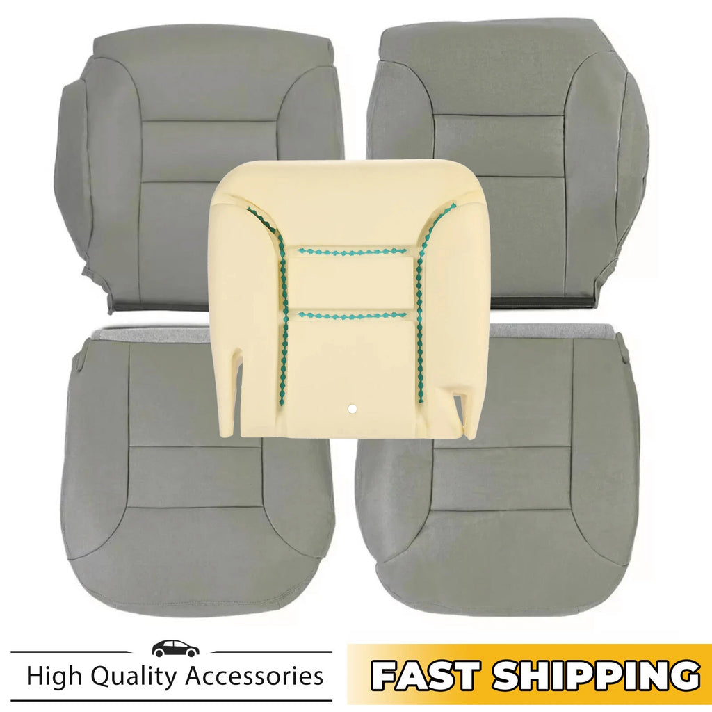 Set of 2 Seat Covers for 95-99 Chevy Tahoe (Front Bottom/Top)