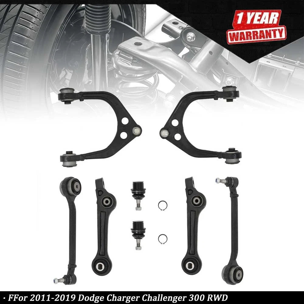Set of 2 Front Upper Lower Control Arms for Dodge Charger Challenger 300 (2011–2019)