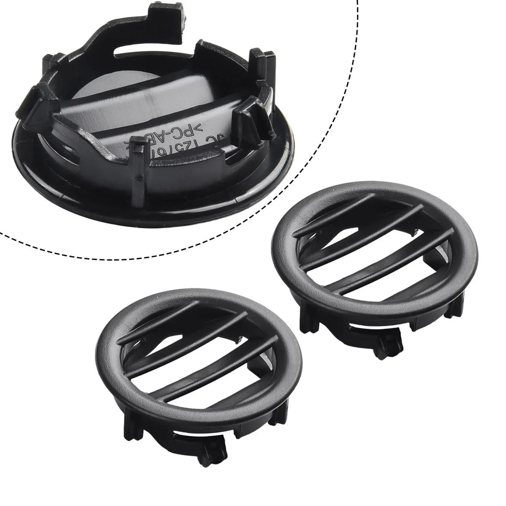 2 x Black Plastic Air Ac Vent for W204 C-CLASS (2008–2011)