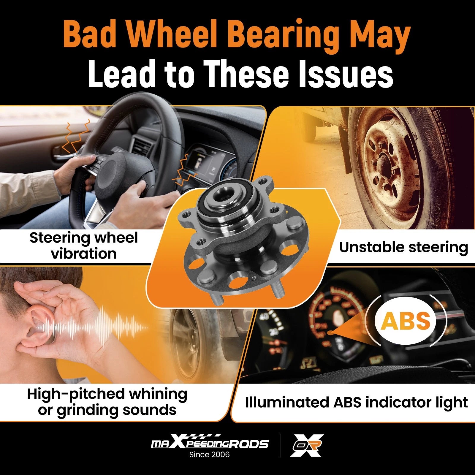Rear Wheel Hub Assembly for Acura CSX/Honda Civic (2006–2011)